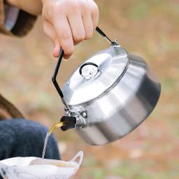 Camping Kettle Spout Extension Nozzle, Aço inoxidável, Caminhadas ao ar livre, Universal Hand Drip, Filtro de café Estender Bicos - Image 1