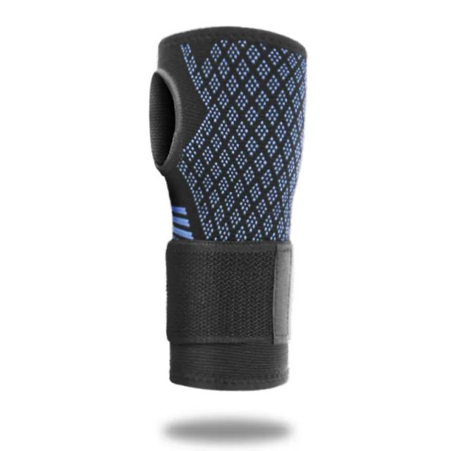 Luvas de Nylon Malha para Esportes com Suporte de Pulso e Manga Elástica para Fitness - 1 Unidade