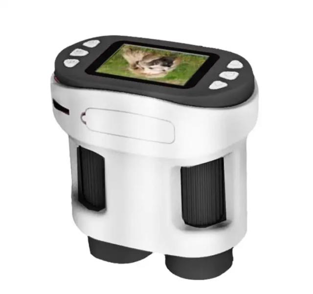 Microscópio Digital Infantil 1000x Tela 2" LCD Portátil com LED e Gravação de Vídeo