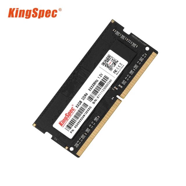 KingSpec Memória RAM Notebook DDR4 8GB 16GB 2666MHz 3200MHz 1.2V SO-DIMM 260Pin