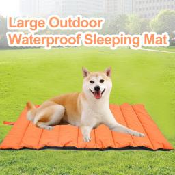 Portátil dobrável Pet Mat com armazenamento Carry Bag, Pet fornecimentos, camas impermeáveis do cão, fácil de limpar canil, Camping ao ar livre - Image 5