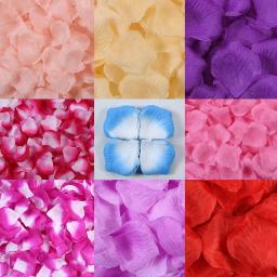Reutilizáveis seda tecido rosa pétalas para decoração de mesa, flores artificiais, casamento, namorados, festa, casa, 100pcs - Image 4