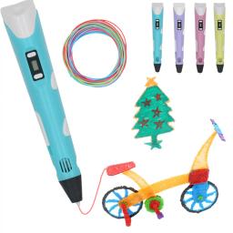 Caneta de impressão 3D. Caneta 3D com tela OLED. Impressora de arte em gel. Caneta de desenho 3D com filamento PLA/ABS. Desenho criativo para crianças e adultos. Presente de aniversário de natal para crianças. - Image 1