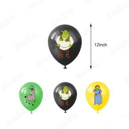 Filme Shreke Tema Decorações para Crianças, Festa de Aniversário Balão, Baby Shower, Banner Party, Cake Topper, DIY Brinquedos Suprimentos - Image 6