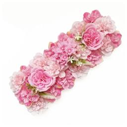 Flores de seda artificiais para decoração, arco do casamento, arranjo floral, flor simulada, decoração de parede DIY, fileira - Image 2