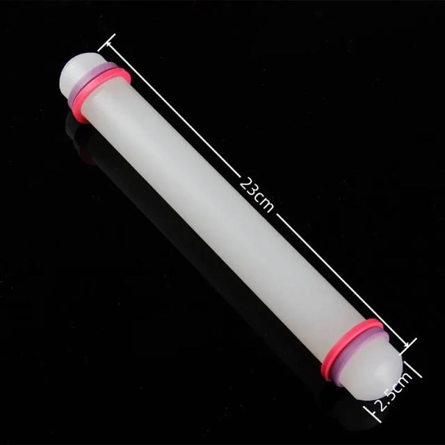 Rolo Acrílico de 20cm para Modelagem em Argila, Slime e Cerâmica - Ferramenta Ideal para Artesanato e DIY