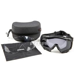 Nova fma airsoft si-balístico óculos de proteção com ventilador versão atualizada anti nevoeiro óculos tático paintball segurança óculos de proteção para os olhos - Image 5