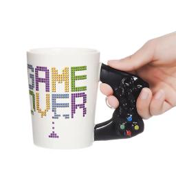 Criativo Game Handle Copo Cerâmico, Copos Americanos Personalizados, Caneca de Chá, Café, Presente de Aniversário, Moda, 400ml - Image 1