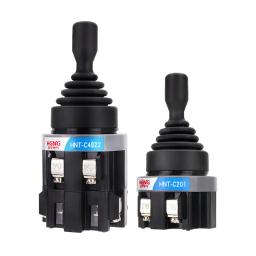 Interruptor monolever de posição de 2 ou 4 vias, joystick de 30mm, interruptores cruzados, reinicialização momentânea, interruptor de travamento automático hnt - Image 3