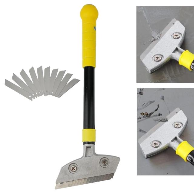 Ferramenta Multifuncional para Raspagem e Pintura: Facas de Metal para Vidro, Azulejos e Descalcificação