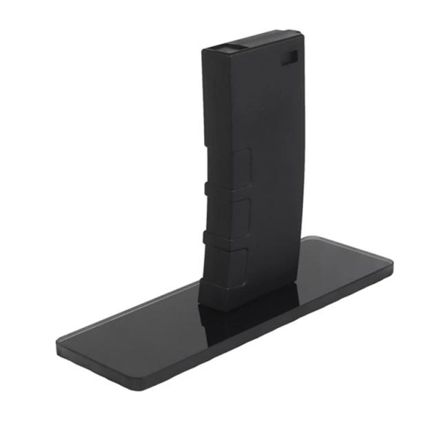 Suporte de exibição ar 15 estilo para m4 e ar15 ((aig) abs decorativo revista base vidro rifle suporte para caça airsoft acessórios