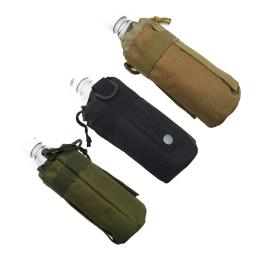 Portador de garrafas de água tático, Bolsa de Molle ao ar livre, Viagem, Caminhadas, Ciclismo, Suporte de cordão, 500ml - Image 1