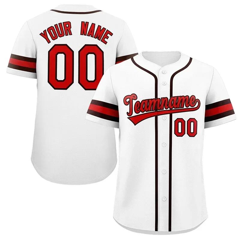 Personalizar personalizado Baseball Jersey, camisa da equipe, nome pessoal, número, Hip Hop, Sportswear, homens, mulheres, crianças - Image 1