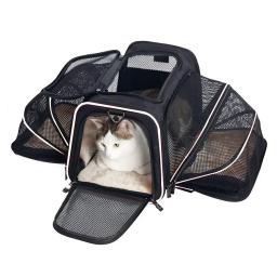 Portátil Respirável Pet Portadores Mochila, Bolsa de Ombro Dobrável, Bolsa de Transporte, Gato e Cão Transportador, Viagem, Outgoing - Image 1
