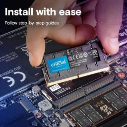 Crucial ddr5 ram pc5 8gb 16gb 32gb 4800mhz 5600mhz portátil memória ram ddr5 módulo ecc correção de erro 262 pinos SO-DIMM - Image 4