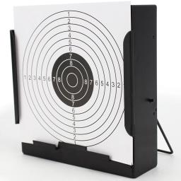 Coletor de arma de tiro, coletor de bola bb de aço especial de 14x14cm e 100 peças de papel de tiro para arma de paintball airsoft - Image 2