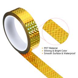 20/25/35mm x 50m Fita Prisma Holográfica Metalizada Adesivo Reflexivo Decorativo Fita Adesiva DIY Arte Artesanato Envolvimento Papelaria - Image 3