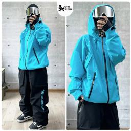 John snow roupas de esqui de inverno para homens e mulheres, à prova d'água, respirável, quente, esqui, snowboard, jaquetas e calças ao ar livre, ternos de neve - Image 6