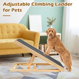 Rampa antiderrapante ajustável para Pet, Dog e Cat Ladder, sofá interior e sofá, Pet Supplies, 2 níveis de altura, dobrável e durável, sofá - Image 2