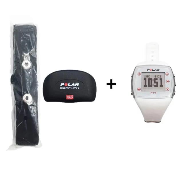 Monitor de Freqüência Cardíaca Polar Wearlink com Alça de Peito e Relógio FT7 em Excelente Estado com Vários Idiomas