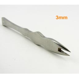 Artesanato de couro shoemaker borda vinco imprensa linha asa divisor regras compasso ferramenta 3mm pinhole localizador-cortador de faca punch cinzel - Image 1