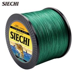 Linha de pesca de SIECHI-Carp, Japão trançado, fio do PE do Multifilament, equipamento forte super, durável, liso, 4 costas, 300m, 500m, 1000m, 100m - Image 1