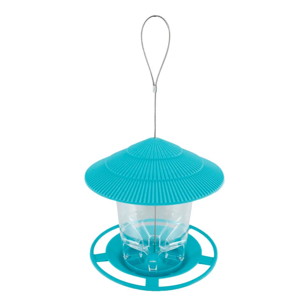 Alimentador Ao Ar Livre Automático Do Pássaro Recipiente De Alimento, Ferramenta De Alimentação De Porca De Suspensão, Suporte De Dispensador De Furo Múltiplo - Image 1