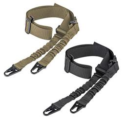 Correia de nylon de 2 pontos, alças ao ar livre, cinto elástico ajustável, acessórios de escalada - Image 1