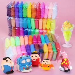 Artesanato de argila seca para crianças, brinquedos de plasticina colorida para crianças, classe de arte, alta qualidade, 12 cores, 24 cores, 36 cores - Image 1