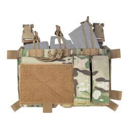 Bolsa de Airsoft triplo Mag tático, aba frontal, pilha dupla, abdominal Fanny Pack, colete de caça, FCPC, FCSK - Image 1