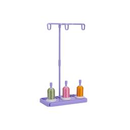 Suporte de linha de bordado com três carretéis, rack de costura, acolchoado para máquina de costura doméstica, acessórios de ferramentas de costura diy, quatro cores - Image 5