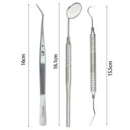 Kit de ferramentas de higiene dental instrumentos kit de limpeza dental desinfecção aço inoxidável antibacteriano ferramentas de cuidados com as gengivas - Image 4