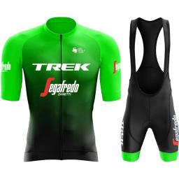 Conjunto de roupas masculinas de ciclismo, roupa esportiva, jaqueta, traje gel Sportswear, roupas, calças, uniforme de bicicleta de estrada TREK - Image 2