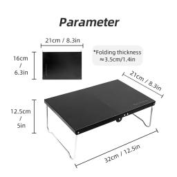 Mini mesa de acampamento dobrável, portátil, pequenas mesas de café ultraleve, piquenique de caminhadas ao ar livre, nova mesa dobrável MDF - Image 2