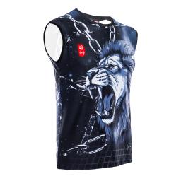Artes Marciais Mistas, Colete sem mangas de poliéster, MMA, Secagem rápida, Luta, Tailandês, Boxe, Treinamento, Jujitsu, Leão, S-2XL - Image 3