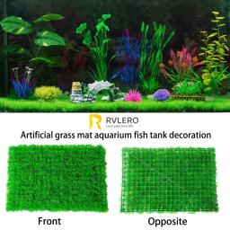 Grama artificial para aquário peixe tanque decoração, macio denso, spliceable planta, decoração de proteção ambiental - Image 1