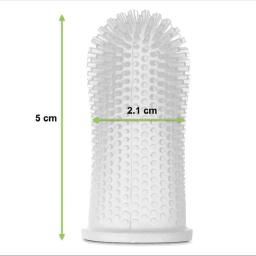 Super Soft Finger Toothbrush para Pet, limpeza de dentes, cuidados com a respiração ruim Escova de dentes de silicone não tóxico - Image 4