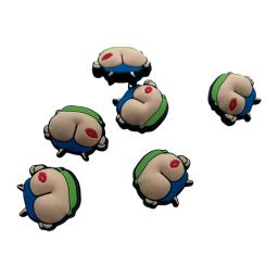 Amortecedor De Vibração De Raquete De Tênis, Absorvente De Choque, Amortecedor De Raquete De Silicone, Engraçado, Sexy, Novo, 6 Pcs/Lot, 2024 - Image 3