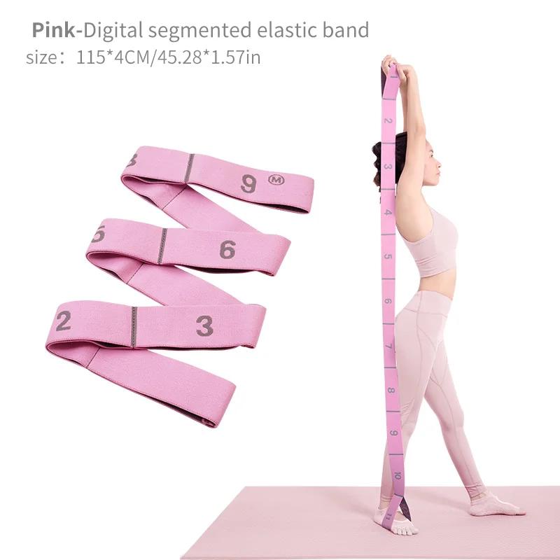 Correia elástica de alongamento de ioga com alças, alça elástica para balé, perna, corpo, faixa elástica para ioga, dança, pilates, ginástica - Image 1