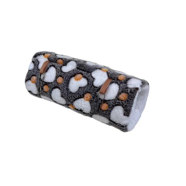 Túnel Aconchegante de Algodão para Pequenos Animais de Estimação como Hamsters, Esquilos e Cobaias, Ideal para o Inverno