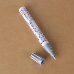 Universal impermeável permanente pintura caneta marcador, pneu de carro pneu, borracha metal madeira vidro plástico papelão e papel, 1pc - Image 5
