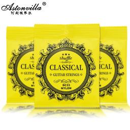Aleatório-Guitarra Clássica Nylon Thread Cordas, Substituição de Instrumentos Musicais, Acessórios Universais, SC33 - Image 1