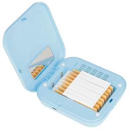 Palhetas de saxofone caixa de desinfecção uv portátil clarinete apito caixa hidratante 8 slot para cartão design acessórios para instrumentos de vento - Image 2
