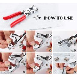 Botões de costura de metal, 200 peças, oco/sólido, prendedores de pressão para instalação de bolsas de roupas, faça você mesmo, alfaiate familiar - Image 5