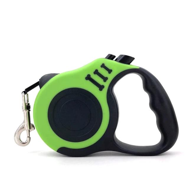 Trela Retrátil Automática de 3 ou 5m para Cães e Gatos - Corda Flexível Ideal para Pets Pequenos e Médios