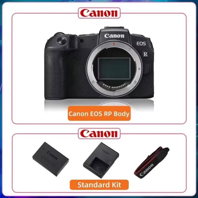 【Do Brasil】 Canon EOS RP Câmera Full-Frame Mirrorless 4K Corpo de Vídeo com RF 24-105 Mm F4 STM USM Lente Câmera Digital Profissional