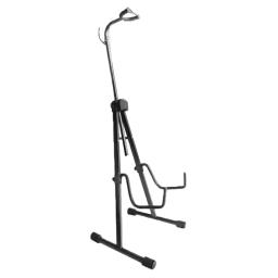 Metal Cello Display Stand com gancho, tripé dobrável, cor preta, resistente facilmente - Image 4