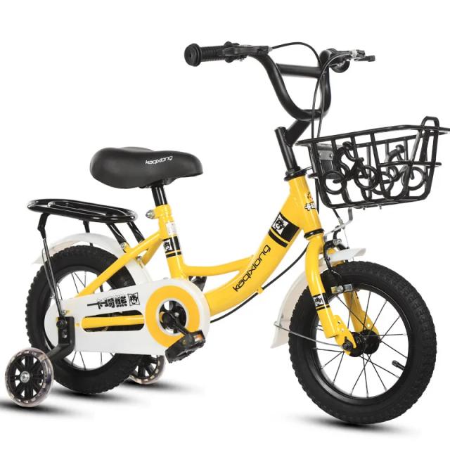 Bicicleta Infantil WolFAce de Alumínio com Cesto e Rodas de Treinamento - Tamanhos 12 a 20 polegadas - Segurança e Conforto em 2023