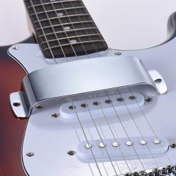 Capa de captador aço cromado, Protetor para Jazz Bass, Substituição de guitarra elétrica - Image 3