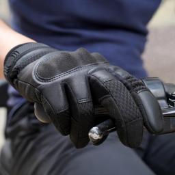 Luvas táticas de couro pu com tela sensível ao toque, ciclismo, casca dura, caminhadas, combate, caça, airsoft, direção, bicicleta, antiderrapante - Image 4